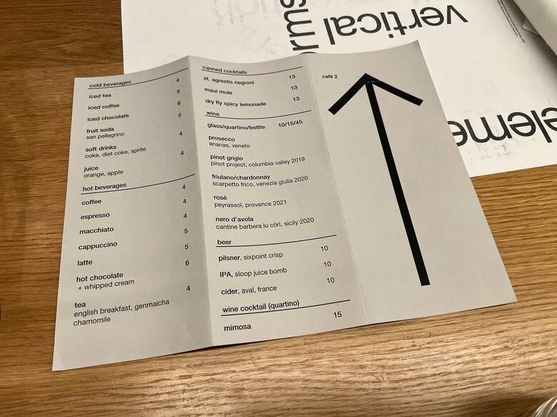 Cafe 2 - New York, NY menu_pic