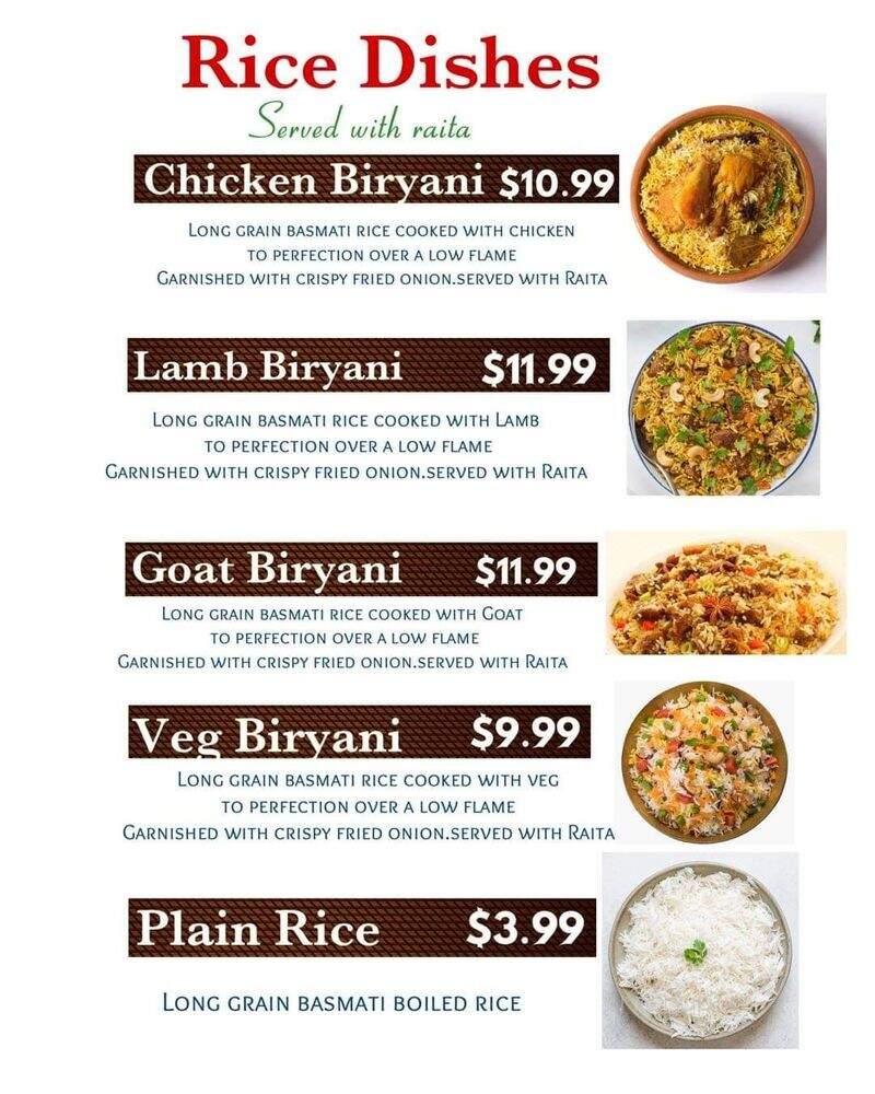 Apna Restaurant Pakistani & Indian Cuisine - Jacksonville, FL menu_pic