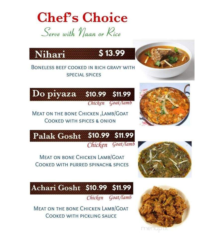 Apna Restaurant Pakistani & Indian Cuisine - Jacksonville, FL menu_pic