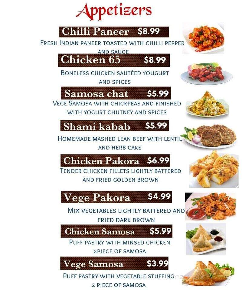 Apna Restaurant Pakistani & Indian Cuisine - Jacksonville, FL menu_pic