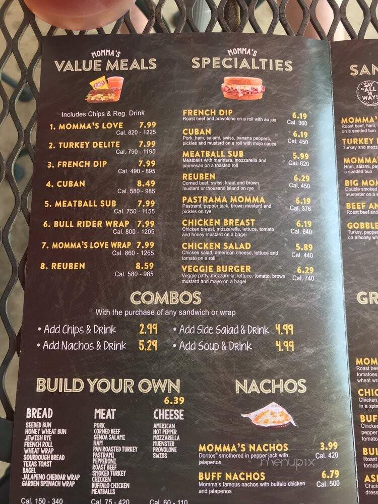 Momma Goldberg's Deli - Lagrange, GA menu_pic