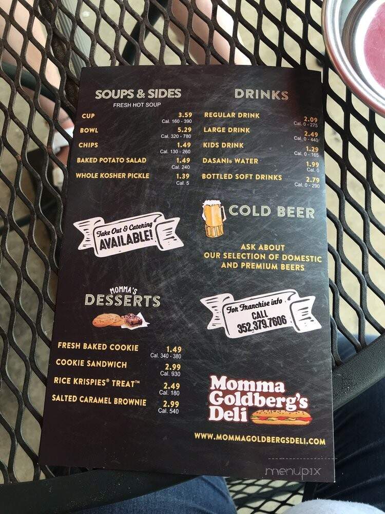 Momma Goldberg's Deli - Lagrange, GA menu_pic