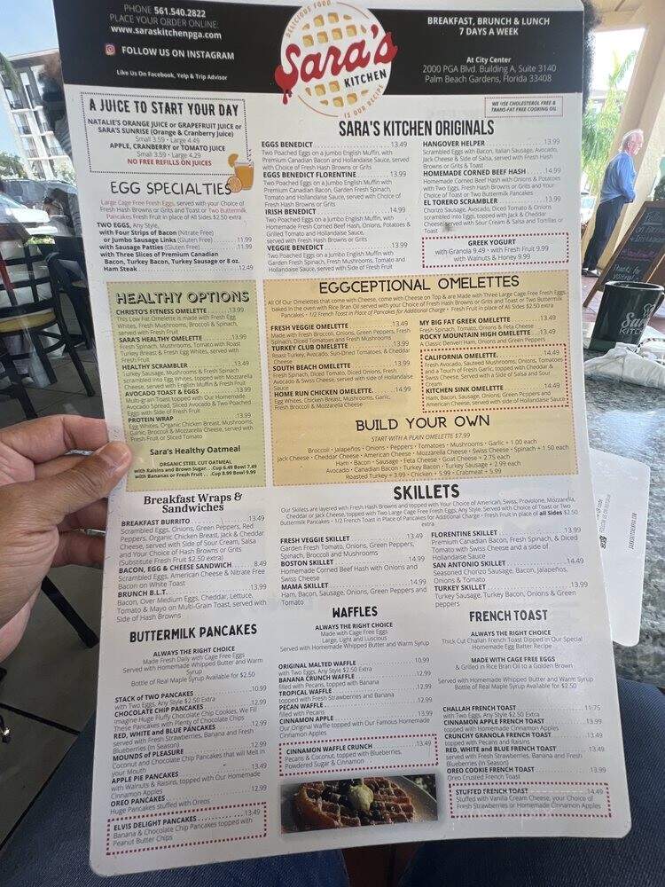Sara's Kitchen - Palm Beach Gardens, FL menu_pic