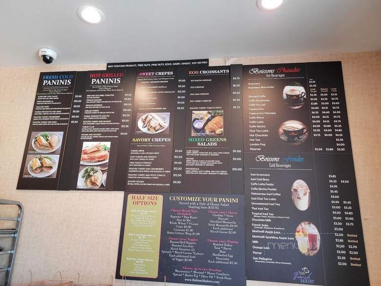 French Bakery - Bellevue, WA menu_pic
