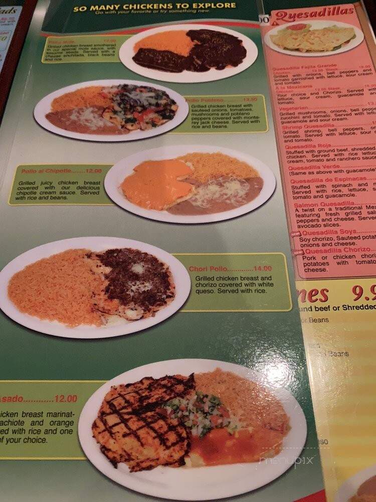 El Nopal - New Albany, IN menu_pic