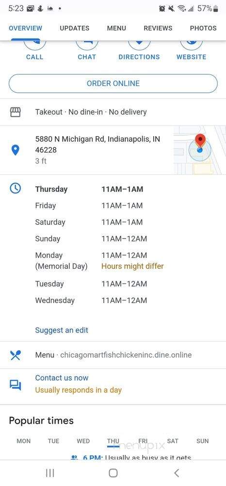 Famous Steak and Lemonade - Indianapolis, IN menu_pic
