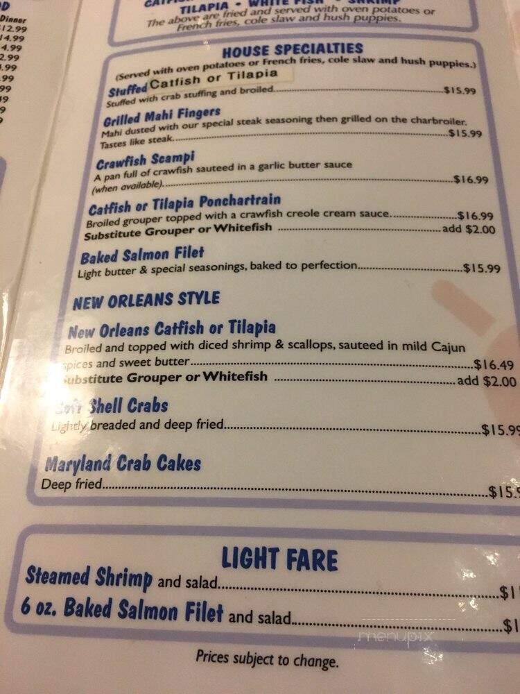Willie's The Place For Seafood - Valrico, FL