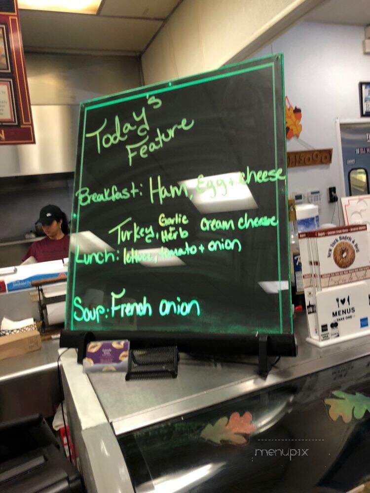 New York Bagels & Deli - Raleigh, NC menu_pic