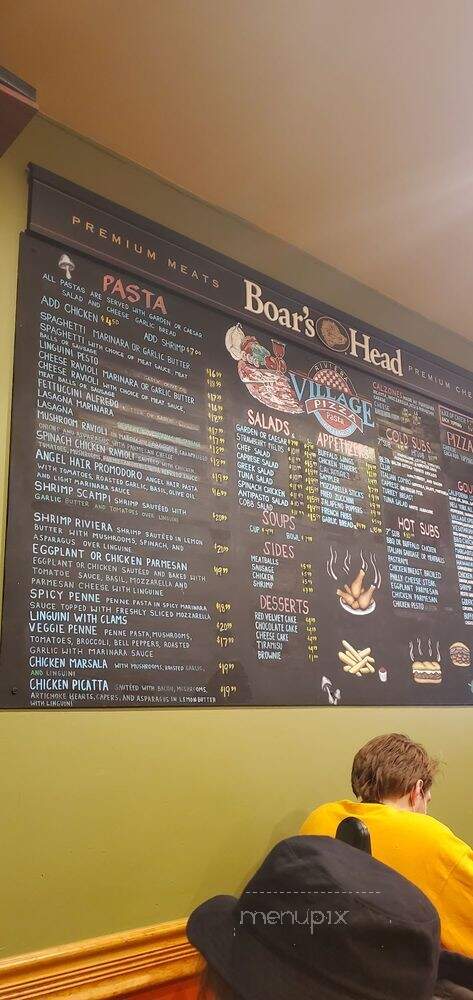 Village Pizza - Redondo Beach, CA menu_pic