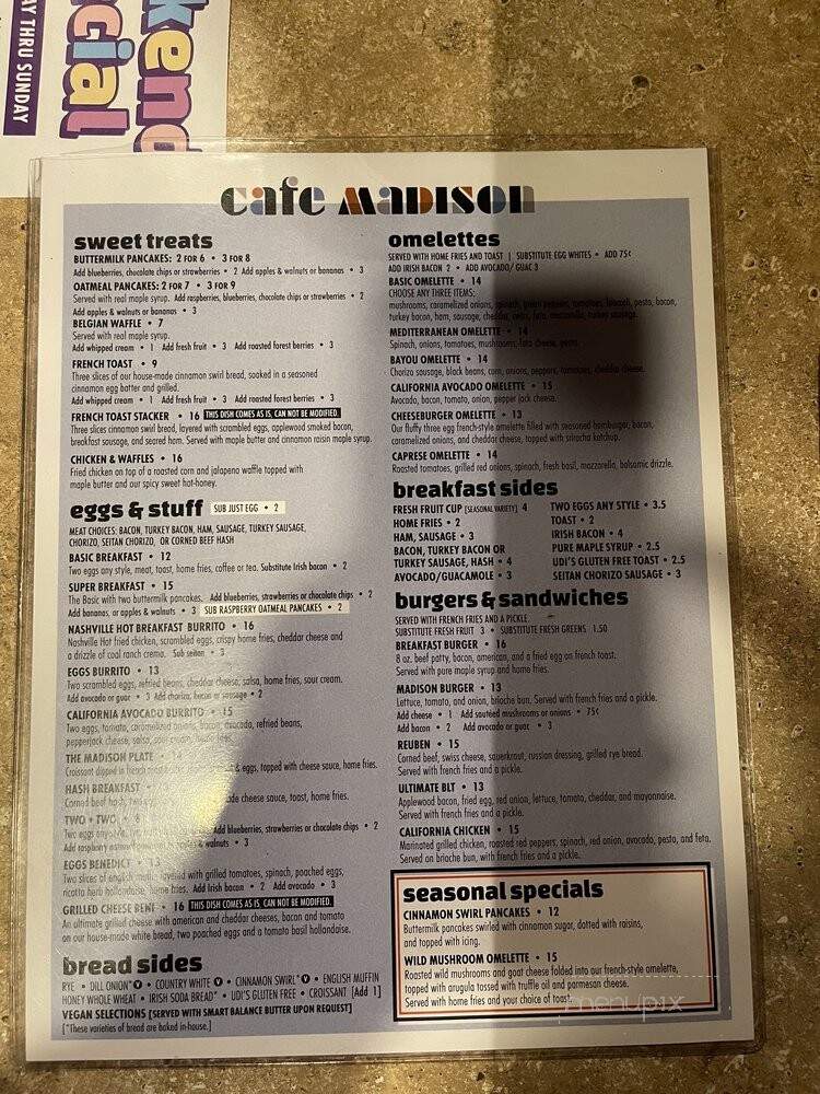 Cafe Madison - Albany, NY