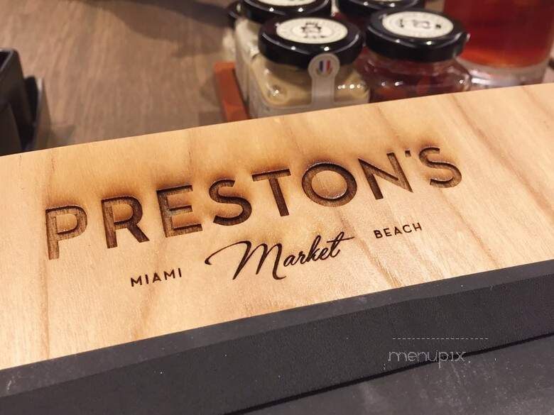 Preston's - Miami Beach, FL menu_pic
