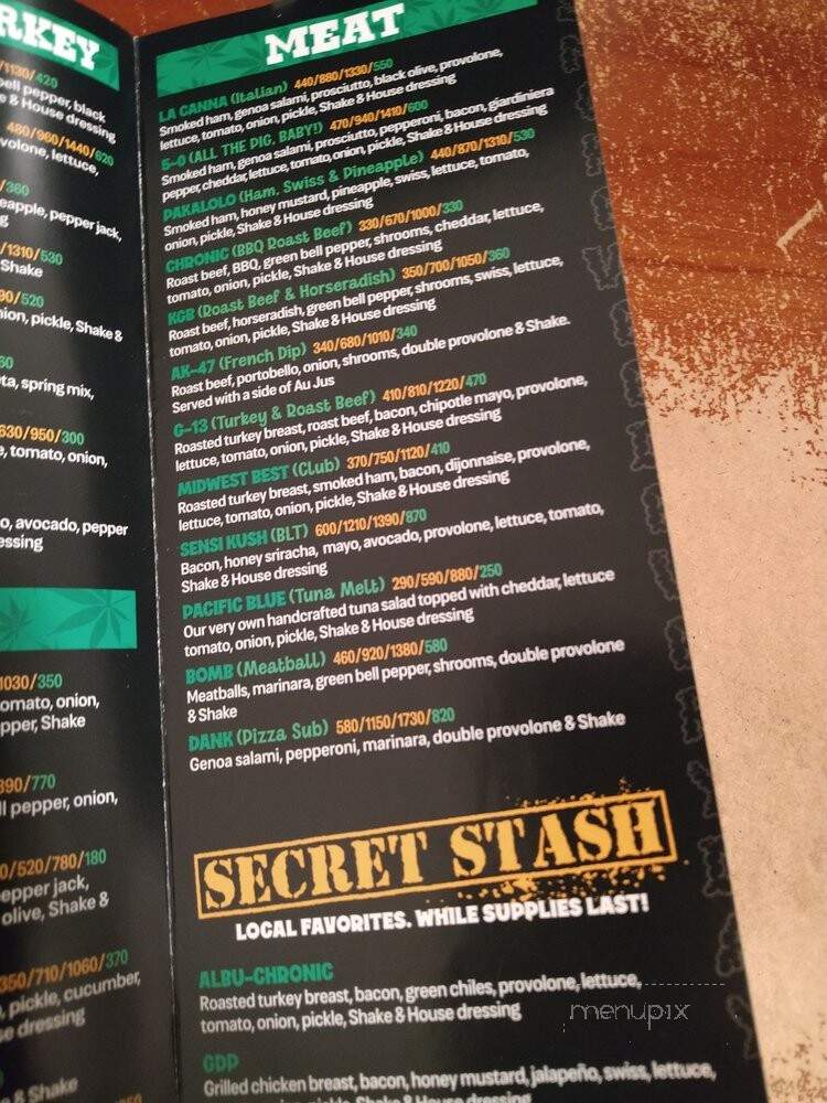 Cheba Hut Toasted Subs - Albuquerque, NM menu_pic
