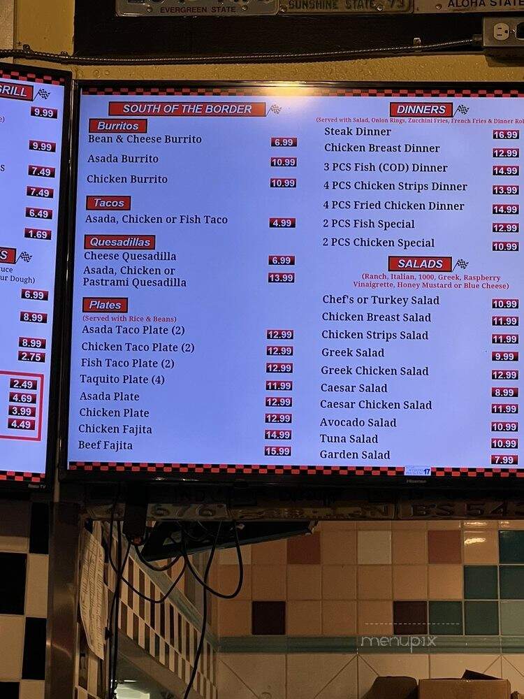 Pit Stop - Oceanside, CA menu_pic