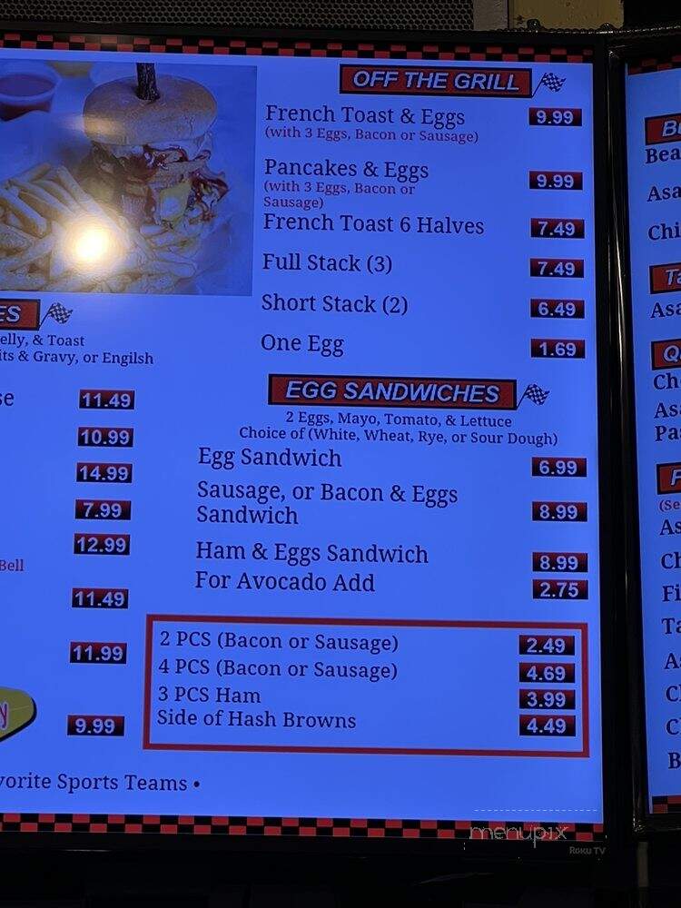 Pit Stop - Oceanside, CA menu_pic
