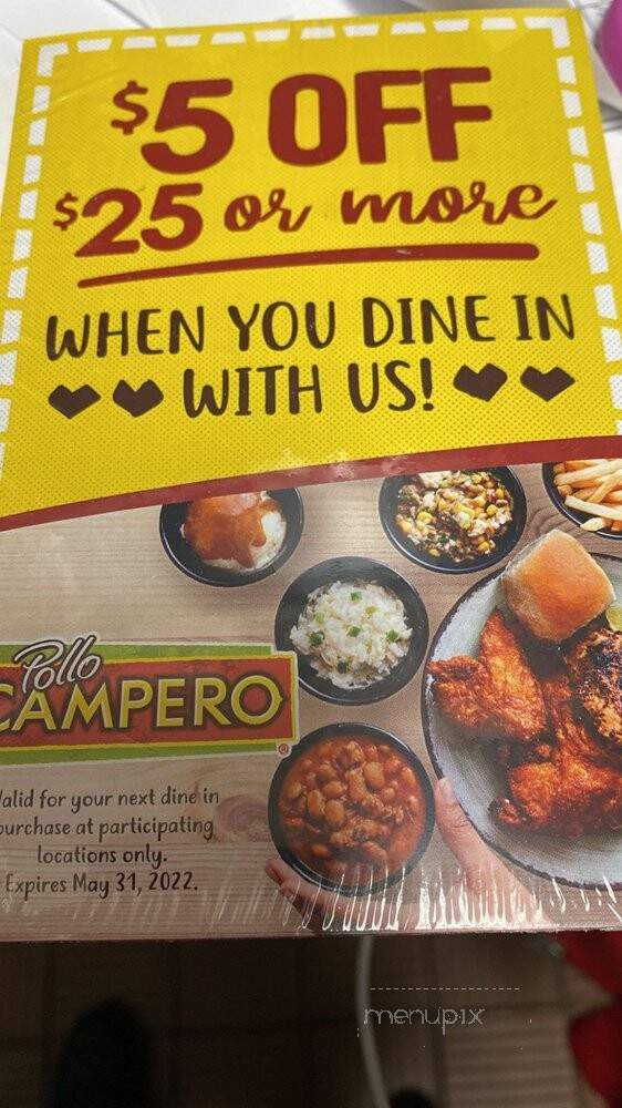 Pollo Campero - Corona, NY menu_pic