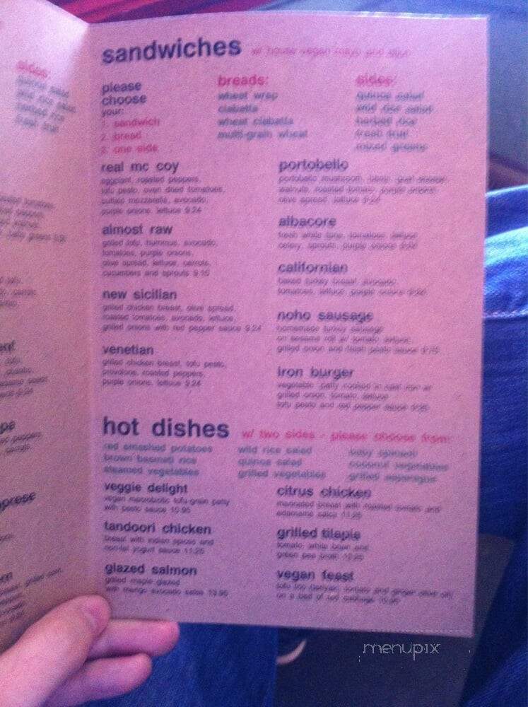 Healthyca - North Hollywood, CA menu_pic