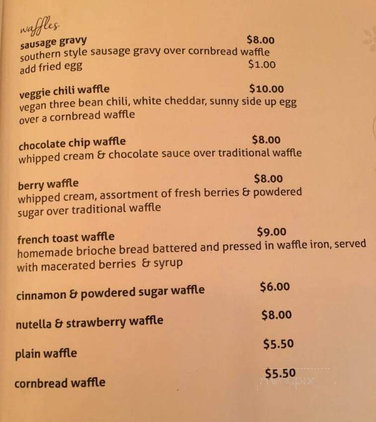 Chhaya Cafe - Philadelphia, PA menu_pic