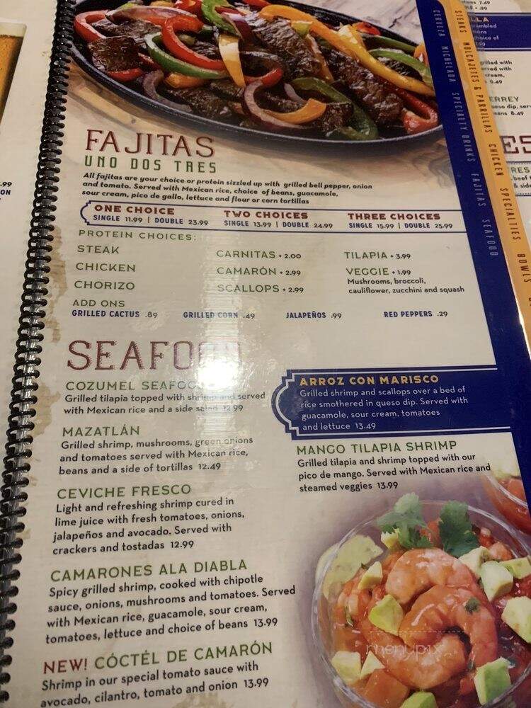 Los Rancheros - Springfield, IL menu_pic