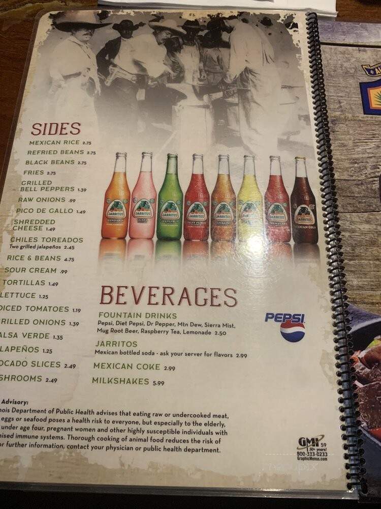 Los Rancheros - Springfield, IL menu_pic