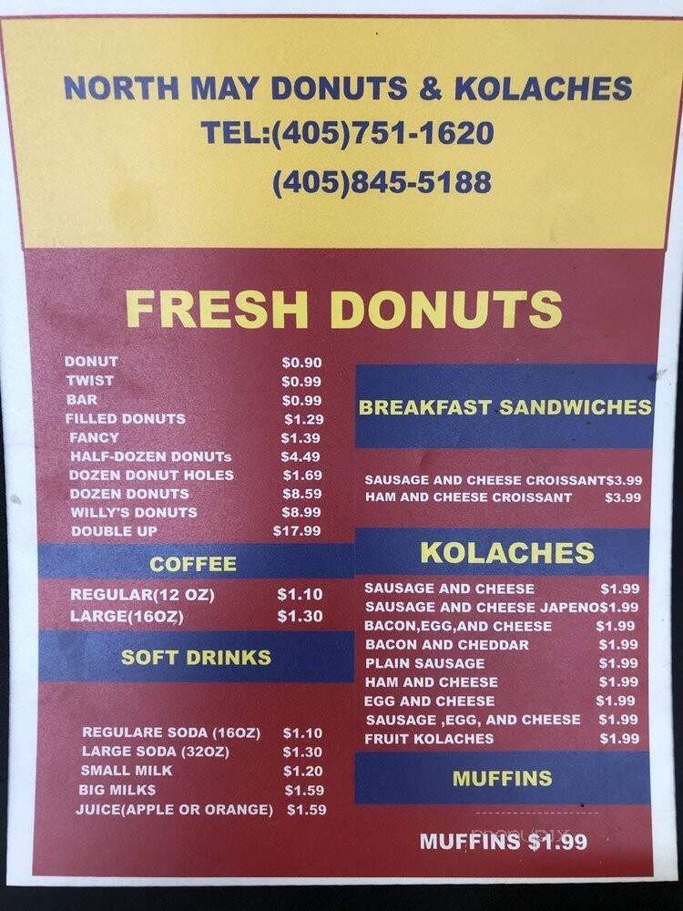 North May Donuts & Kolaches - Oklahoma City, OK