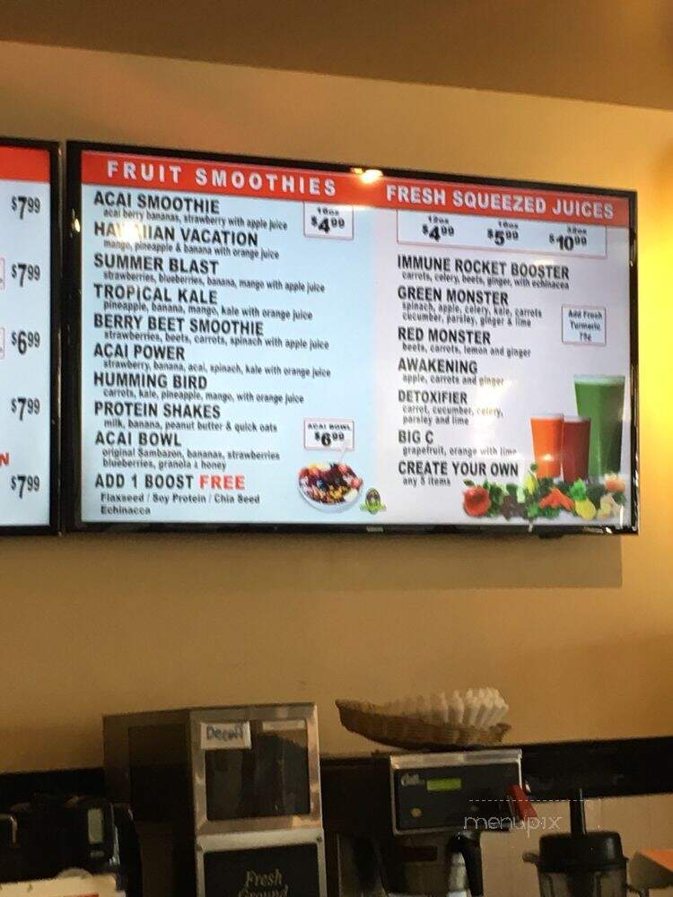 top o' the Bagle - Carlsbad, CA menu_pic