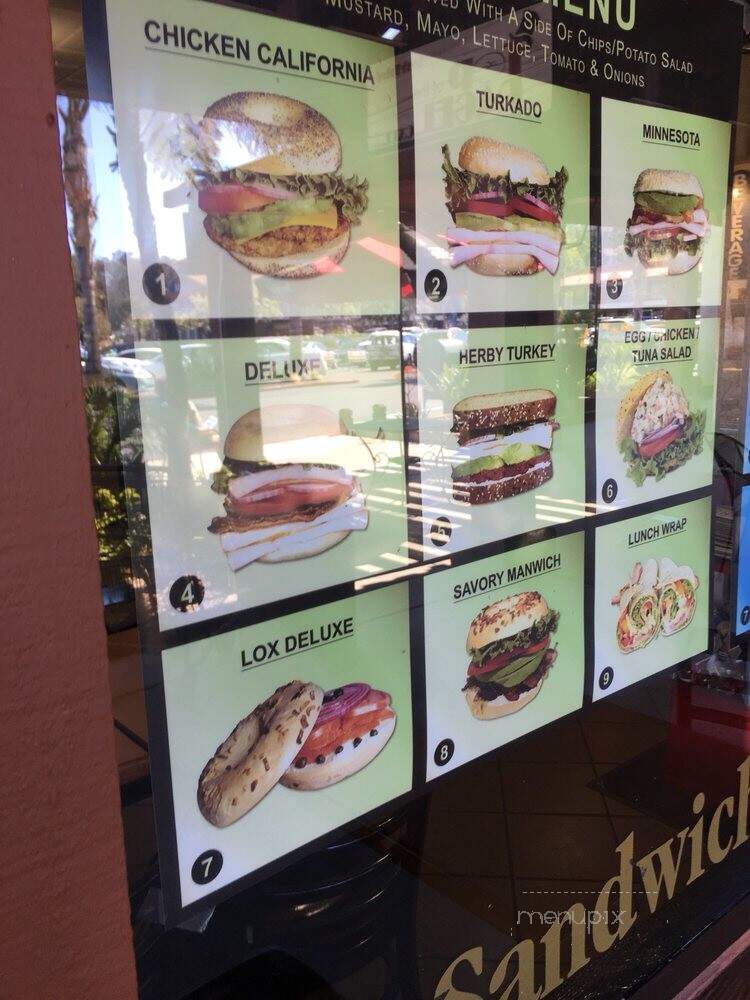 top o' the Bagle - Carlsbad, CA menu_pic