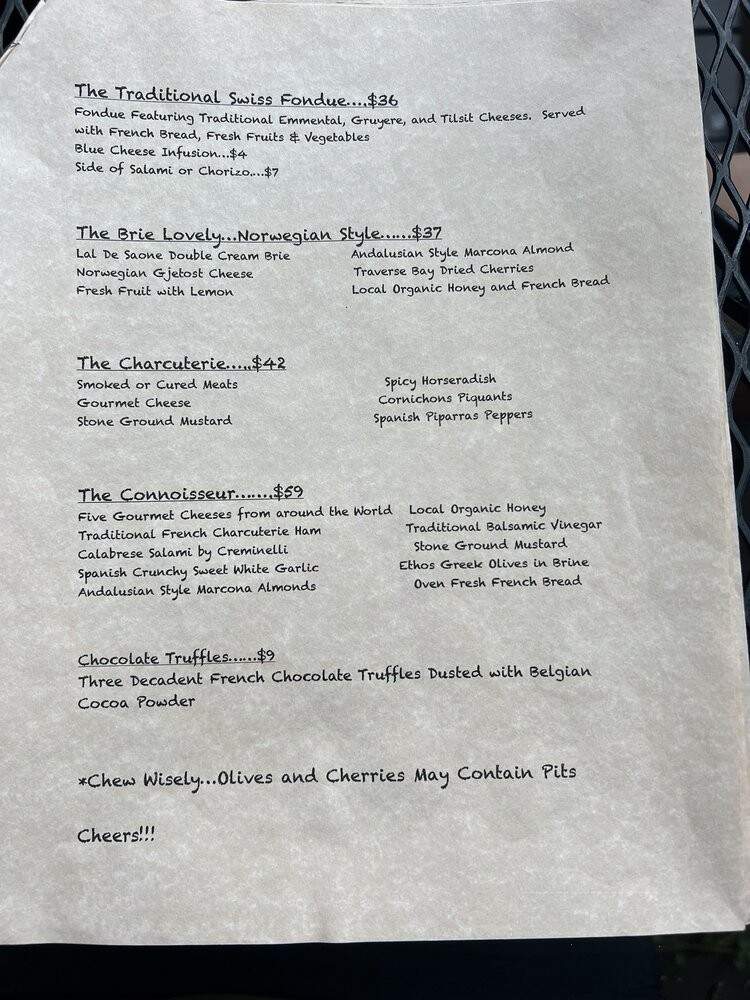 The Stonehouse - Eureka Springs, AR menu_pic