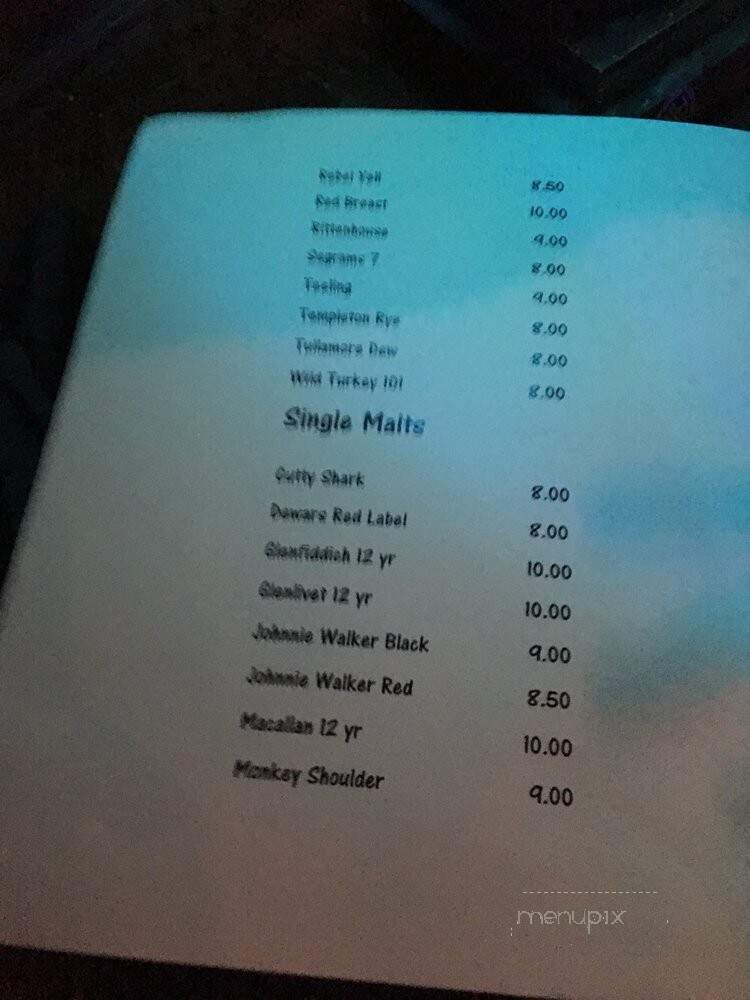 Lava Lounge - Seattle, WA menu_pic