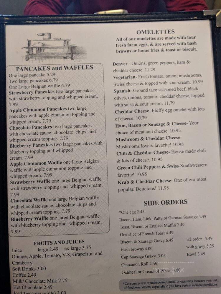Andy's Espresso - Pasco, WA menu_pic