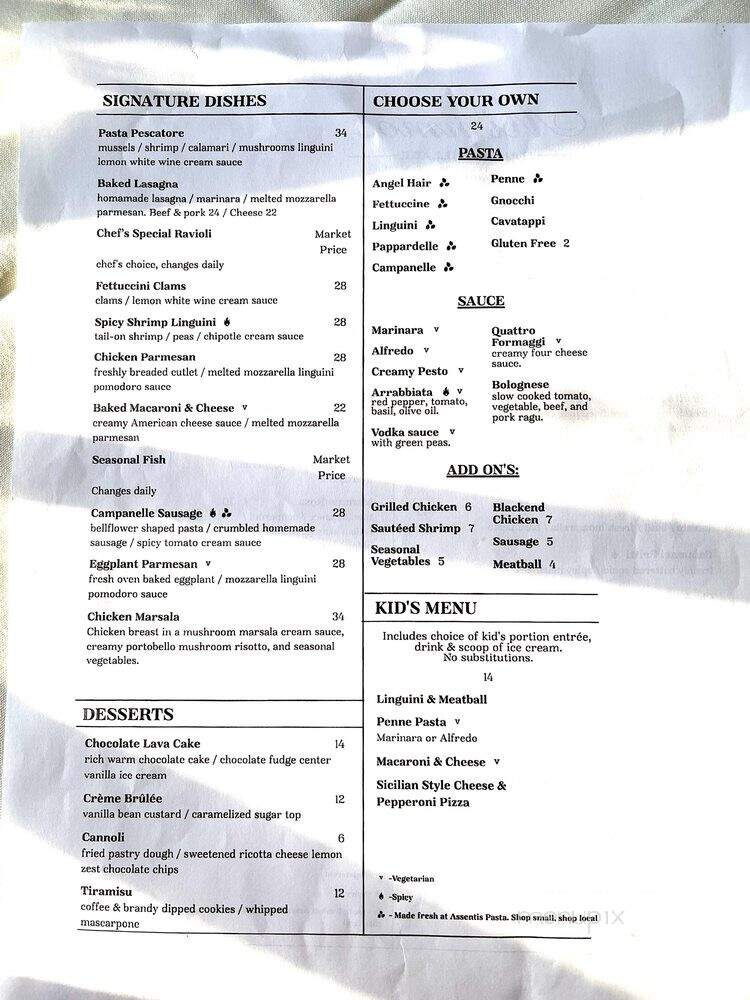 Teresa Mimmo's - New York, NY menu_pic