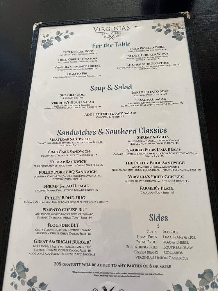 Virginia's on King - Charleston, SC