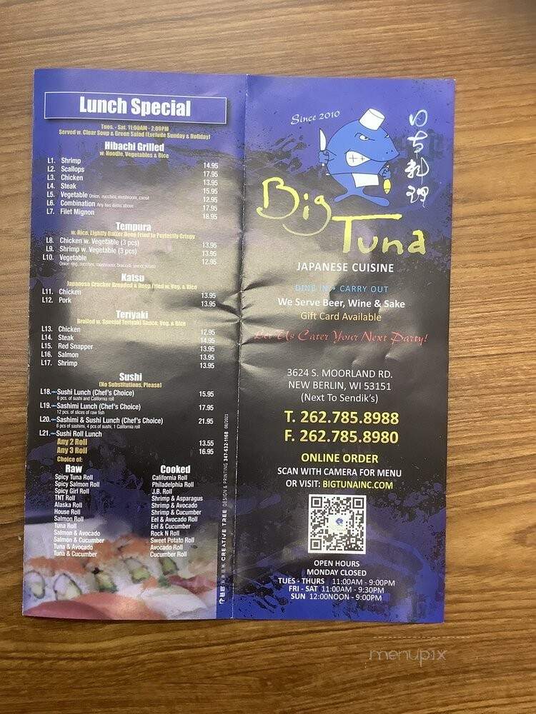 Big Tuna Sushi Bar and Restaurant - New Berlin, WI