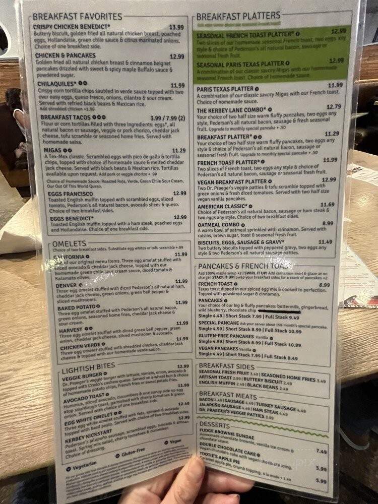 Kerbey Lane Cafe - Austin, TX menu_pic