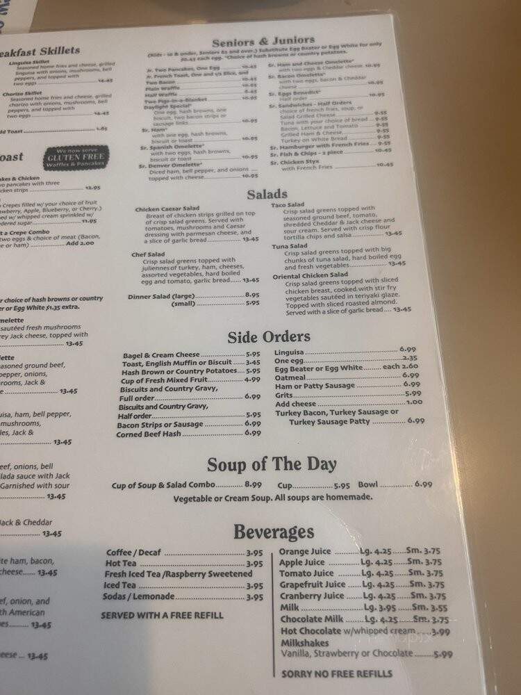 Waffle Shop - Salinas, CA menu_pic