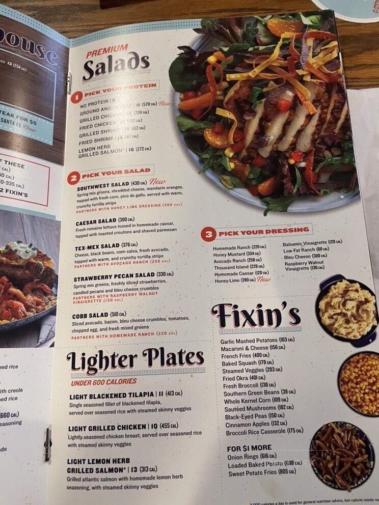 Cotton Patch Cafe - Waco, TX menu_pic