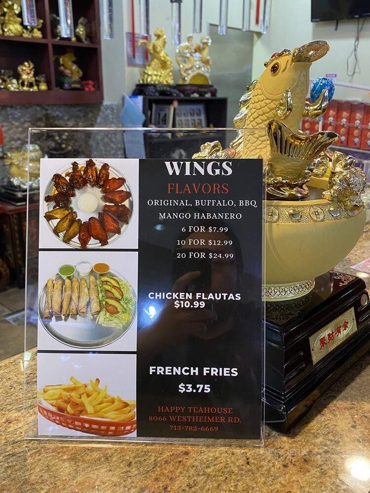 Happy Tea House - Houston, TX menu_pic