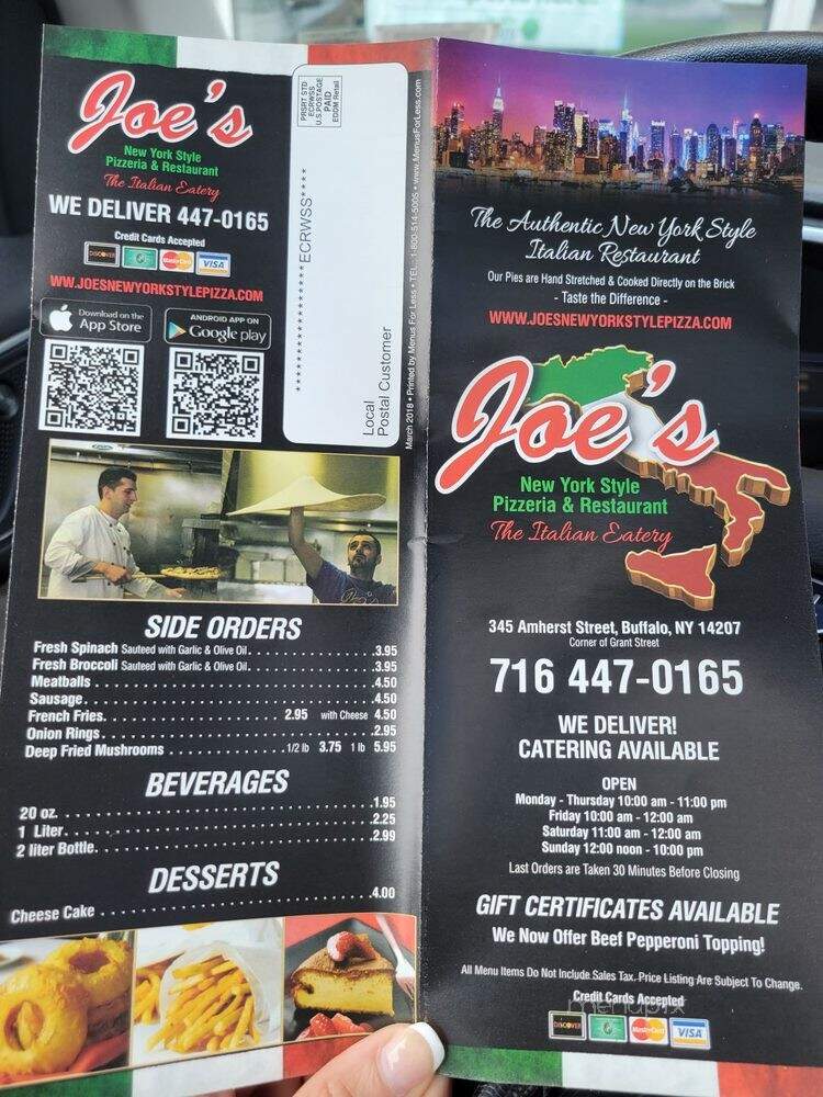 Joe's New York Style Pizza - Buffalo, NY