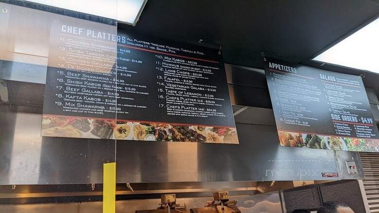 Habibi Restaurant - Orlando, FL menu_pic