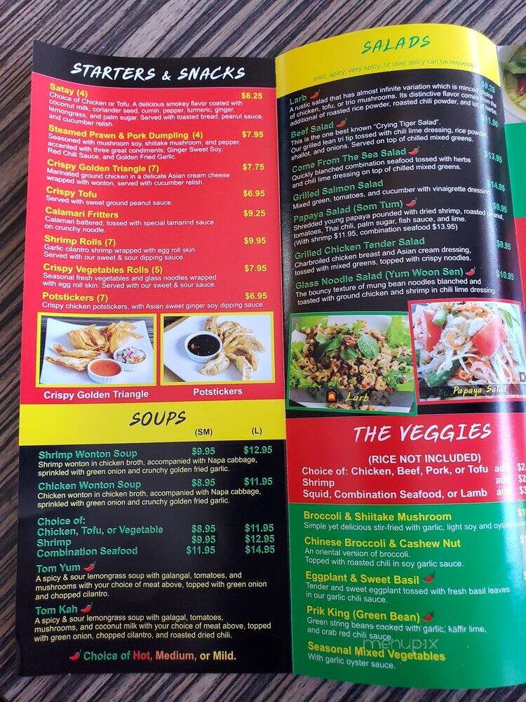 Three Spice Thai Kitchen - Gardena, CA menu_pic