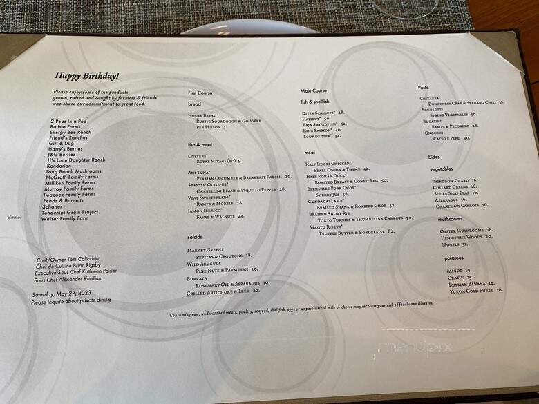 Craftbar - Century City, CA menu_pic