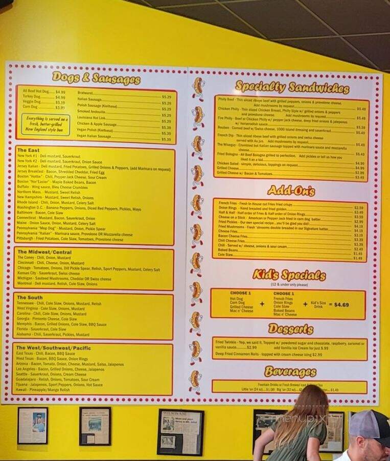 Cori's Dog House - Mount Juliet, TN menu_pic