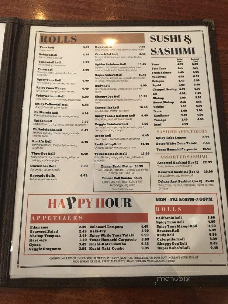 Kabo's cafe & sushi - Houston, TX