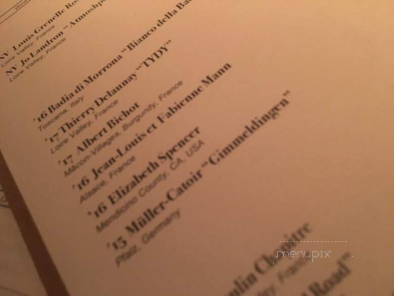 33 Wine Shop and Tasting Bar - Saint Louis, MO menu_pic