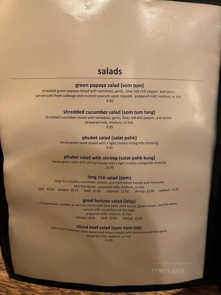 Phuket Thai - Honolulu, HI menu_pic