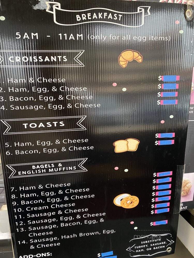 B C's Donuts - Pasadena, CA menu_pic