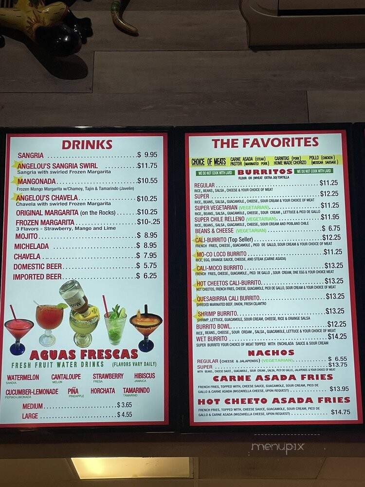 Iguana's Taqueria - San Jose, CA menu_pic