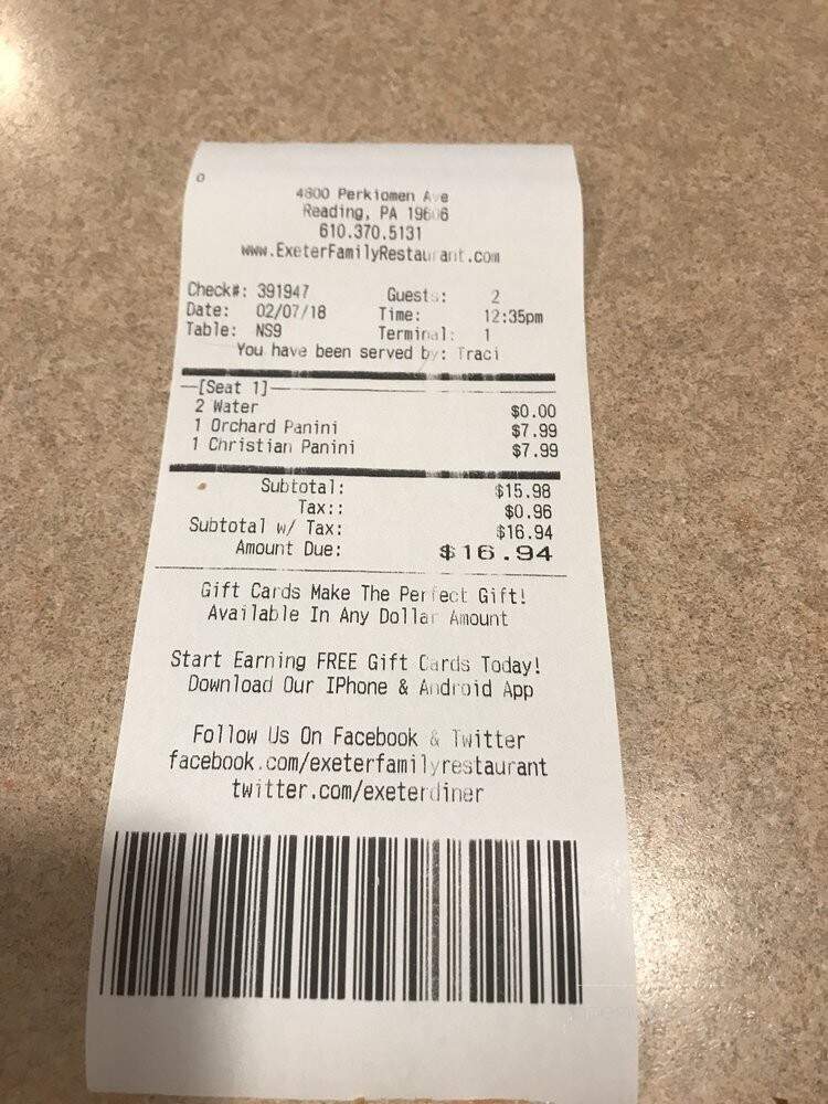 Yauco's Family Restaurant - Reading, PA menu_pic
