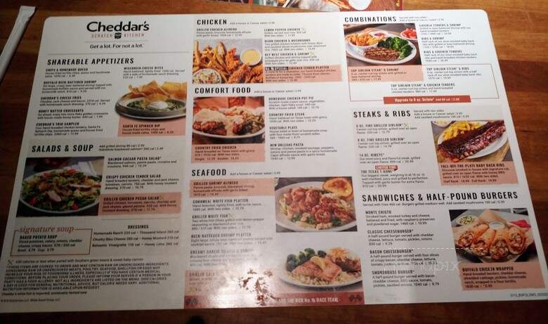 Cheddar's Casual Cafe - Spring, TX menu_pic