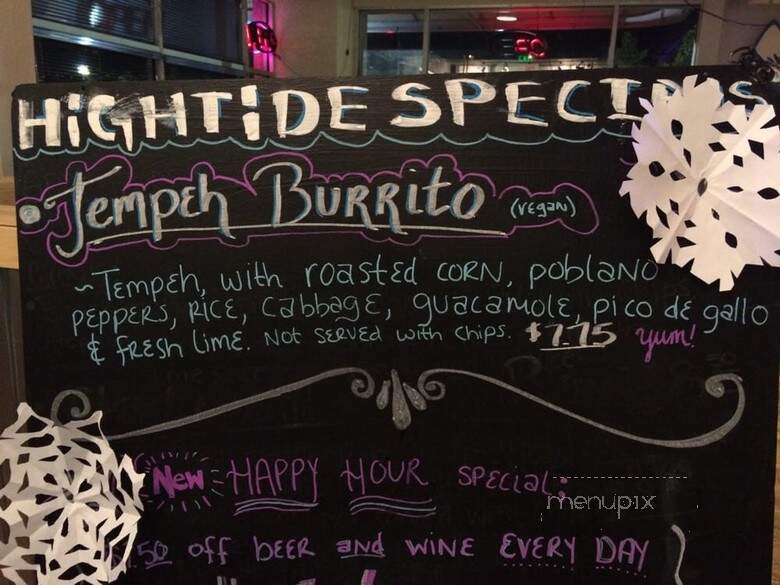 Hightide Burrito Company - Jacksonville, FL menu_pic