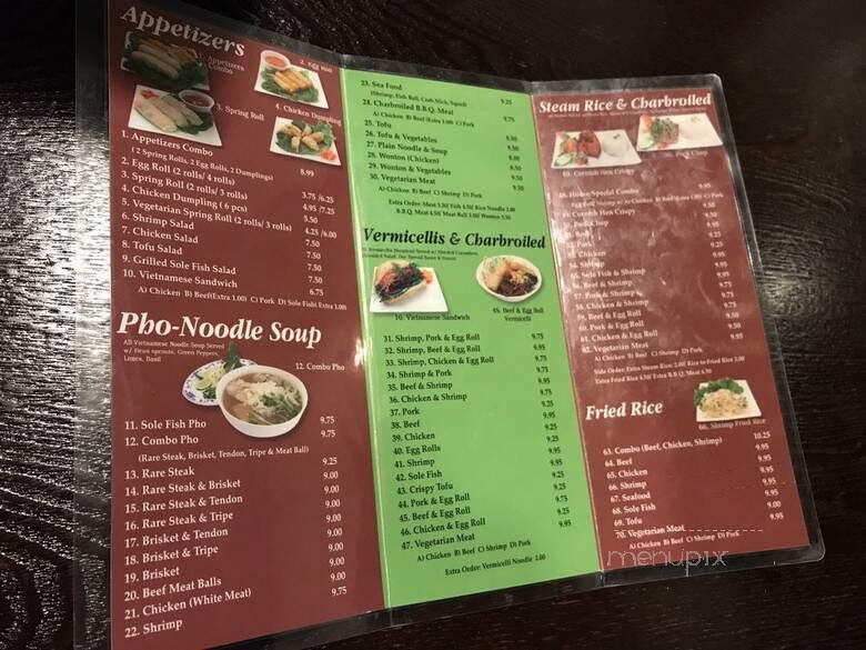 Pho Citi - Los Angeles, CA menu_pic